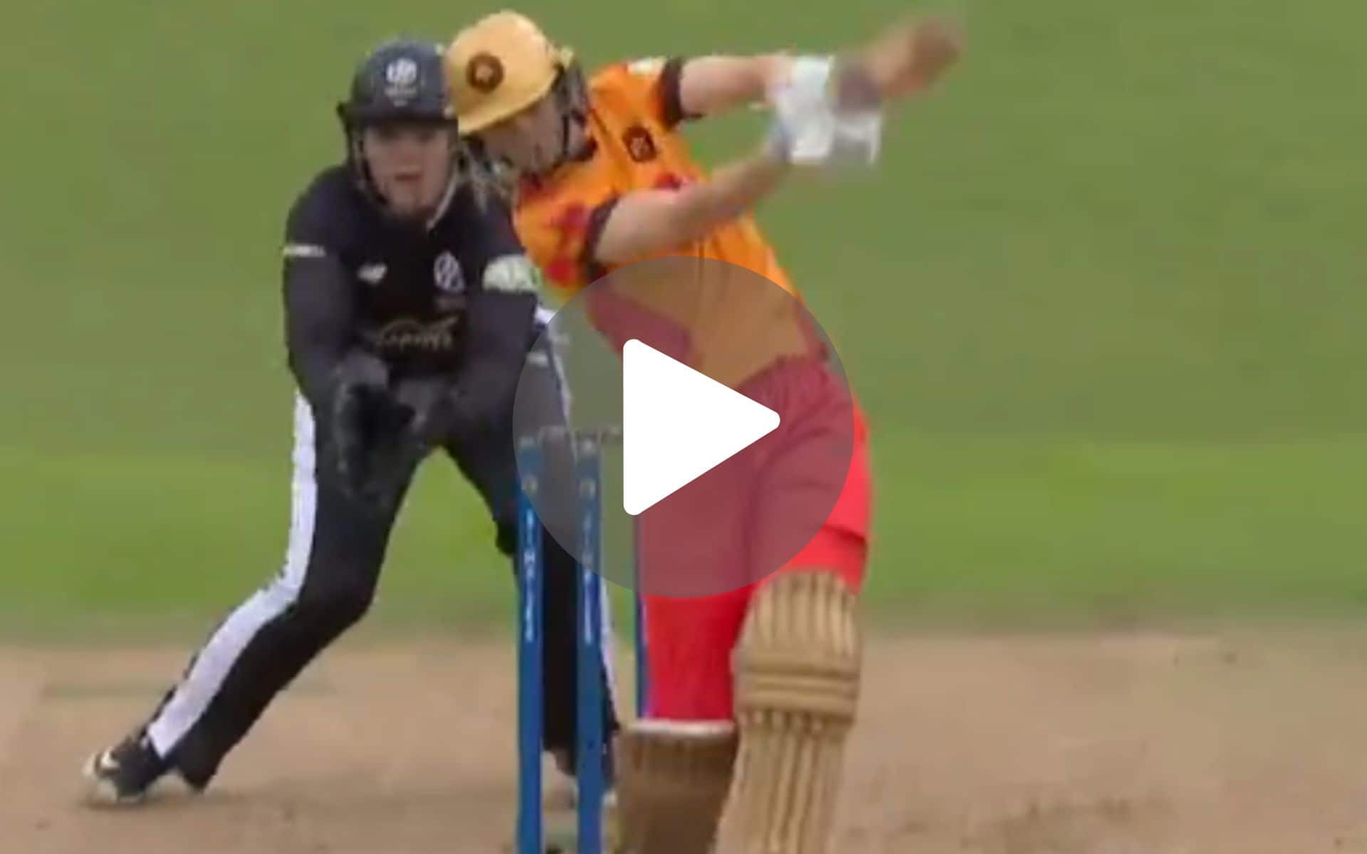 [Watch] Amy Jones' Power-Packed Shot Stuns Manchester Originals Bowler In The Hundred 2024